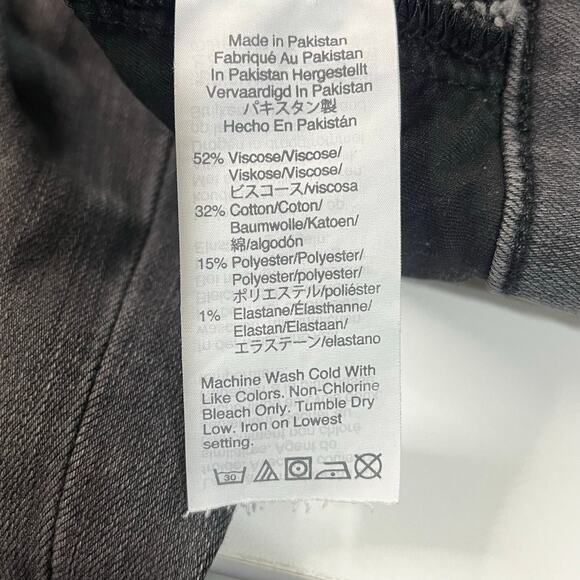 Madewell Gray High Rise Skinny Jeans Women’s Size 10 – Stretch Denim - Picture 5 of 7